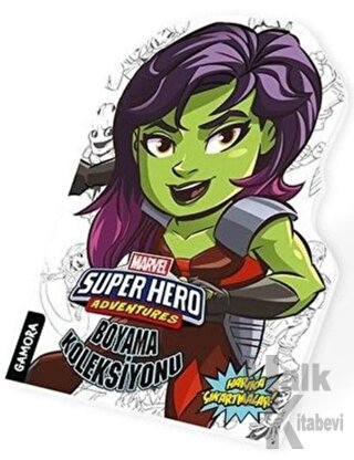 Gamora - Marvel Süper Kahramanlar Boyama Koleksiyonu - Halkkitabevi