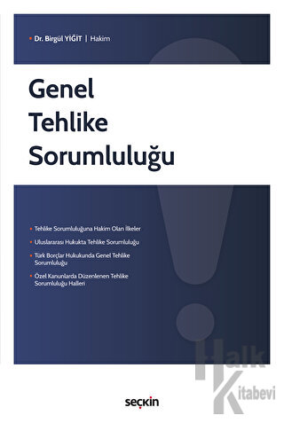 Genel Tehlike Sorumluluğu (Ciltli)