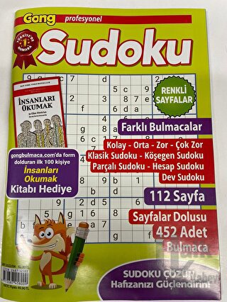 Gong Profesyonel Sudoku Sayı: 2022 - 4 - Halkkitabevi