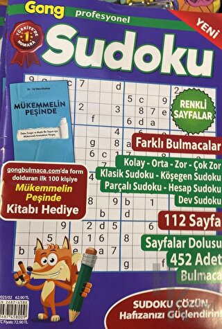 Gong Sudoku Farklı Bulmacalar