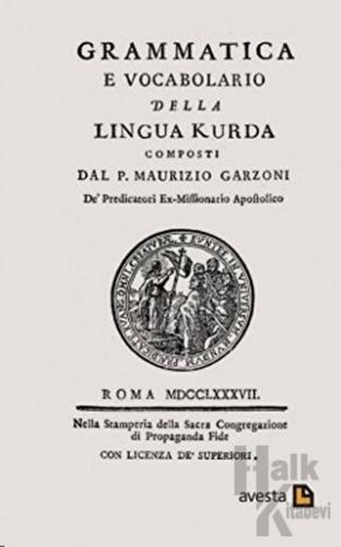 Grammatica e Vocabolario Della Lingua Kurda