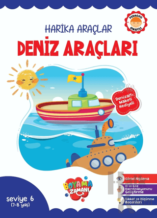 Harika Araçlar – Deniz Araçları Seviye 6 (7-8 Yaş)