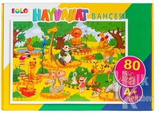Hayvanat Bahçesi - 80 Parça Puzzle (4 Yaş)