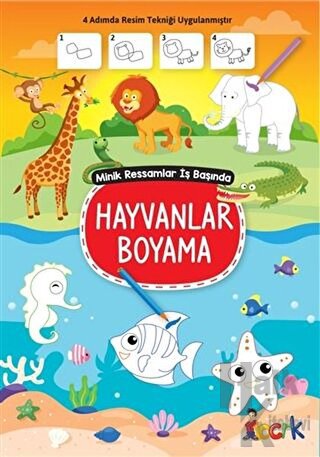 Hayvanlar Boyama - Minik Ressamlar İş Başında