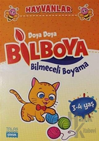 Hayvanlar - Doya Doya Bil Boya Bilmeceli Boyama (3-4 Yaş)