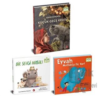 Hayvanları Seviyorum Seti - Organik Kitap (3 Kitap Takım) (Ciltli)