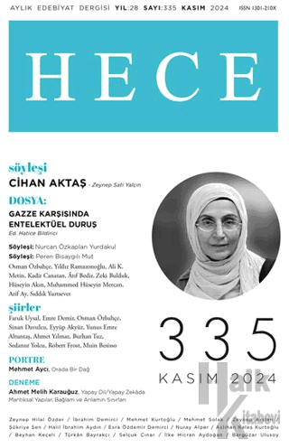 Hece Dergisi - Sayı 335 Kasım 2024 - Halkkitabevi