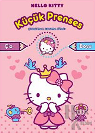 Hello Kitty Küçük Prenses - Çıkartmalı Boyama