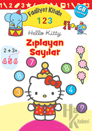 Hello Kitty - Zıplayan Sayılar Faaliyet Kitabı 1-2-3