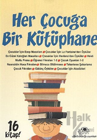 Her Çocuğa Bir Kütüphane Seti (16 Kitap Takım)