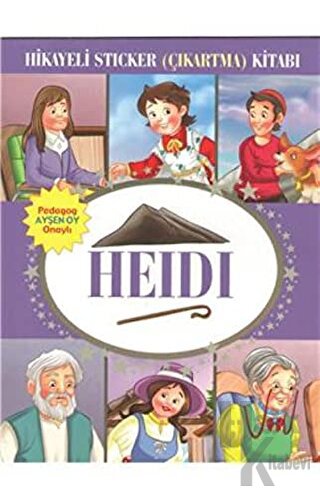 Hikayeli Sticker (Çıkartma) Kitabı - Heidi - Halkkitabevi