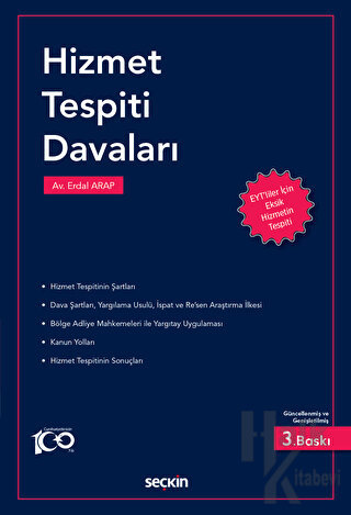 Hizmet Tespiti Davaları - Halkkitabevi