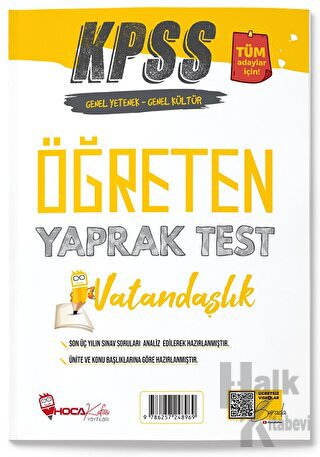 Hoca Kafası KPSS Vatandaşlık Öğreten Yaprak Test