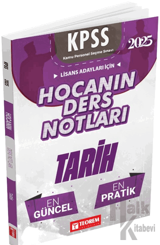 Hocanın Ders Notları Tarih - Halkkitabevi