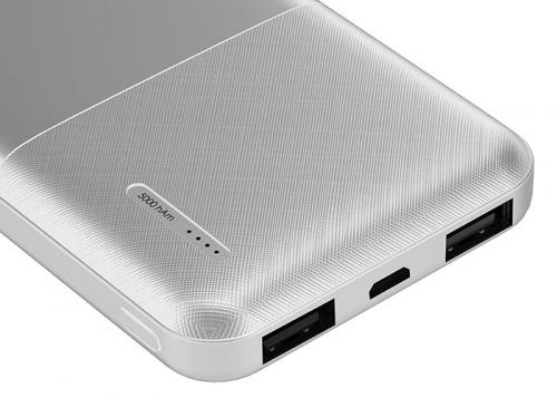 Hytech HP-C50 5000mAh Powerbank Beyaz Taşınabilir Pil Şarj Cihazı - Ha