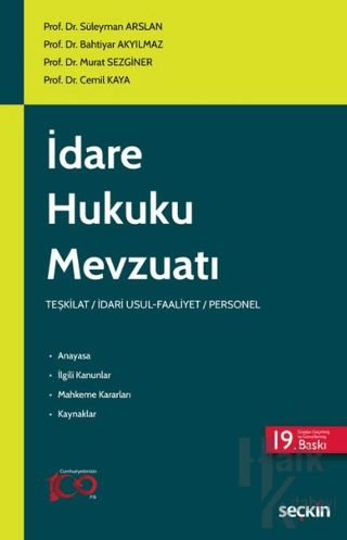 İdare Hukuku Mevzuatı - Halkkitabevi