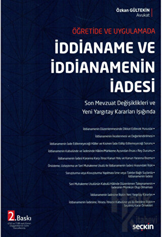 İddianame ve İddianamenin İadesi