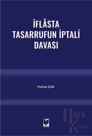 İflasta Tasarrufun İptali Davası - Halkkitabevi