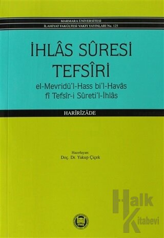 İhlas Suresi Tefsiri - Halkkitabevi