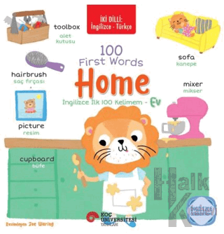 İki Dilli: İngilizce-Türkçe 100 First Words – Home - Halkkitabevi