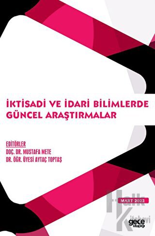 İktisadi ve İdari Bilimlerde Güncel Araştırmalar - Halkkitabevi