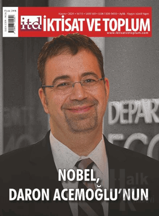 İktisat ve Toplum Dergisi 169. Sayı Nobel, Daron Acemoğlu'nun - Halkki