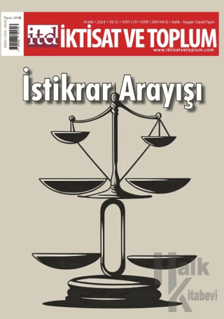 İktisat ve Toplum Dergisi 170. Sayı İstikrar Arayışı - Halkkitabevi