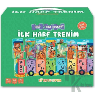 İlk Harf Trenim - Cırt Cırtlı Yapboz ve Kitap Seti - Halkkitabevi