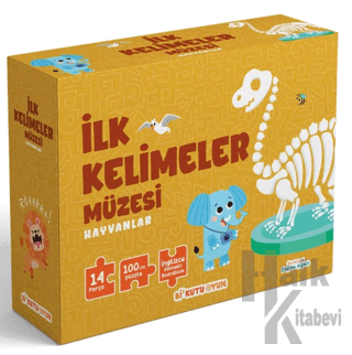 İlk Kelimeler Müzesi - Hayvanlar (İngilizce Destekli Kitap ve Yapboz Seti)