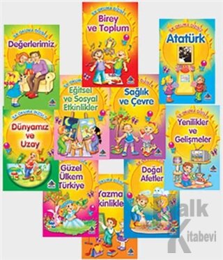 İlköğretim 1. Sınıflar Için 10'lu Okuma Takımı (El Yazılı)