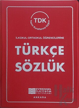 İlkokul-Ortaokul Öğrencilerine Türkçe Sözlük (Kırmızı Kapak) - Halkkit