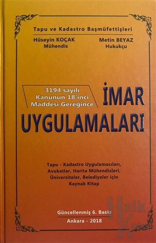 İmar Uygulamaları (Ciltli)