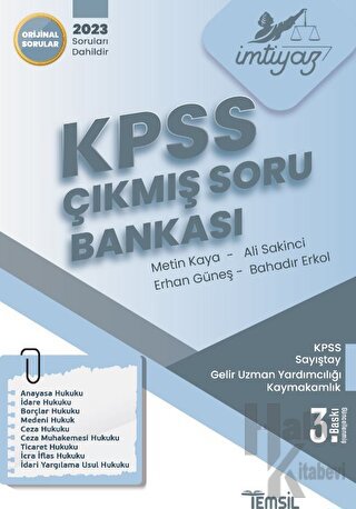 İmtiyaz KPSS Çıkmış Soru Bankası