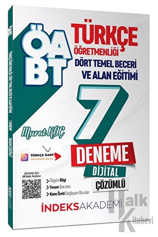 İndeks Akademi 2023 ÖABT Türkçe Dört Temel Beceri ve Alan Eğitimi 7 De