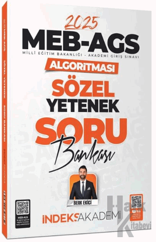 İndeks Akademi 2025 MEB-AGS Algoritması Sözel Yetenek Soru Bankası Çözümlü