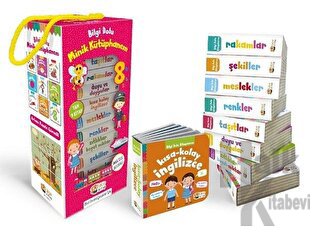 İngilizce Destekli Bilgi Dolu Minik Kütüphanem (9 Kitap - Pembe Kutu)