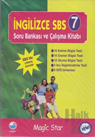 İngilizce SBS 7 - Soru Bankası ve Çalışma Kitabı - Halkkitabevi