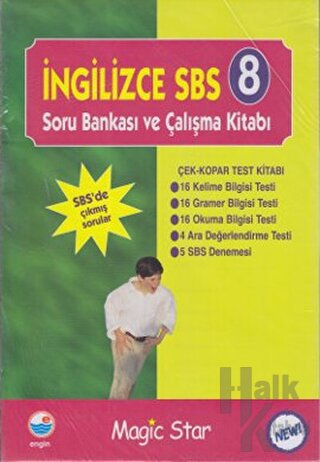 İngilizce SBS 8 - Soru Bankası ve Çalışma Kitabı - Halkkitabevi