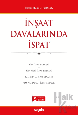 İnşaat Davalarında İspat - Halkkitabevi