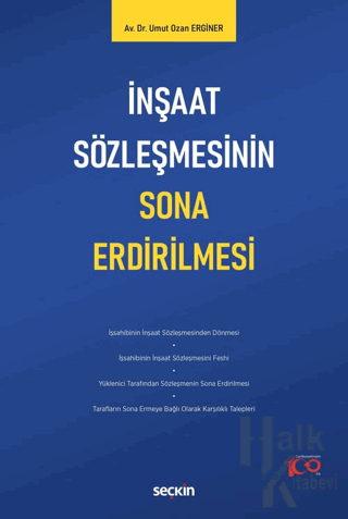 İnşaat Sözleşmesinin Sona Erdirilmesi (Ciltli)