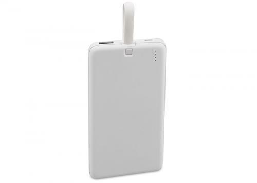 S-link IP-G19L 8000mAh 1 Usb Port 2 in 1 Kablo Powerbank Beyaz Gizli L