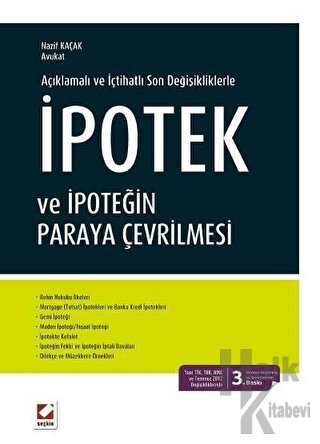 İpotek ve İpoteğin Paraya Çevrilmesi (Ciltli) - Halkkitabevi