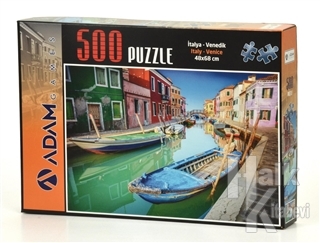 İtalya - Venedik 500 Parça Puzzle (48x68) - Halkkitabevi