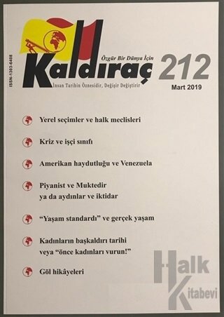 Kaldıraç Dergisi Sayı: 212 Mart 2019