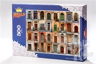 Kapılar (500 Parça) - Ahşap Puzzle Obje Serisi - (OB02-D) - Halkkitabe