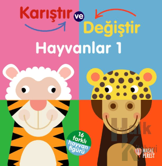 Karıştır ve Değiştir - Hayvanlar 1 (Ciltli) - Halkkitabevi