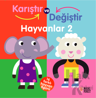 Karıştır ve Değiştir Hayvanlar 2 (Ciltli) - Halkkitabevi