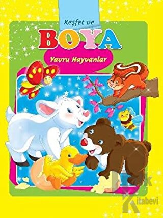 Keşfet ve Boya - Yavru Hayvanlar