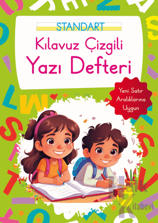 Kılavuz Çizgili Yazı Defteri Büyük Boy - Yeşil