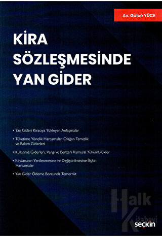 Kira Sözleşmesinde Yan Gider - Halkkitabevi